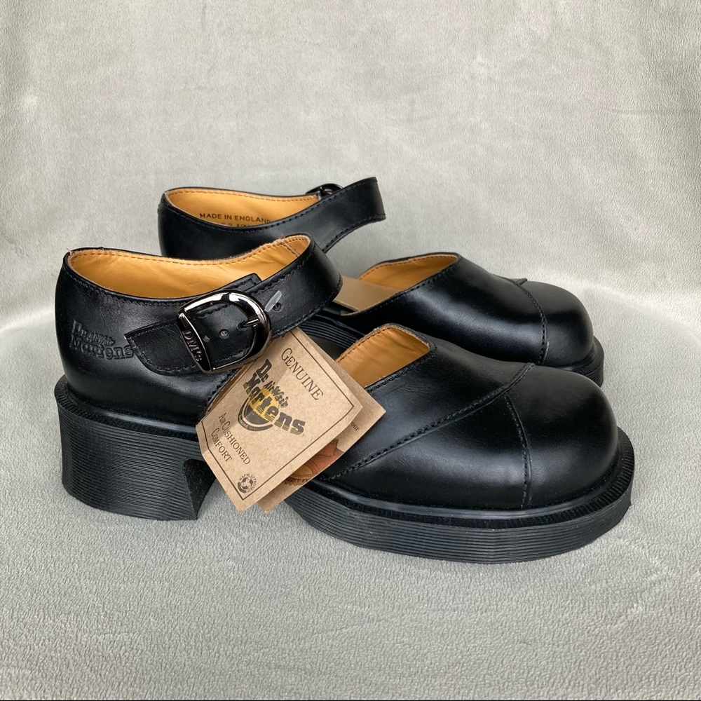NEW Vintage Dr. Martens England Heel MaryJane UK 5 - Picture 2 of 11